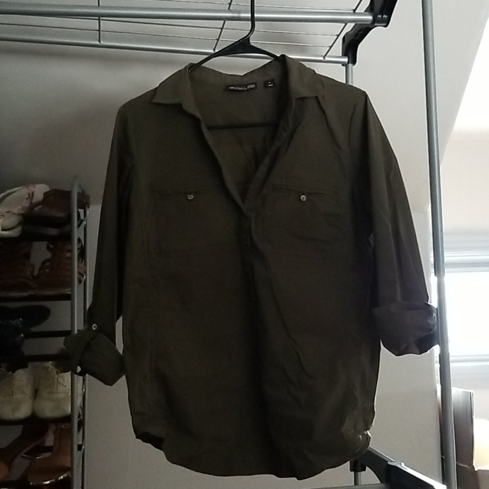 3/4 button up